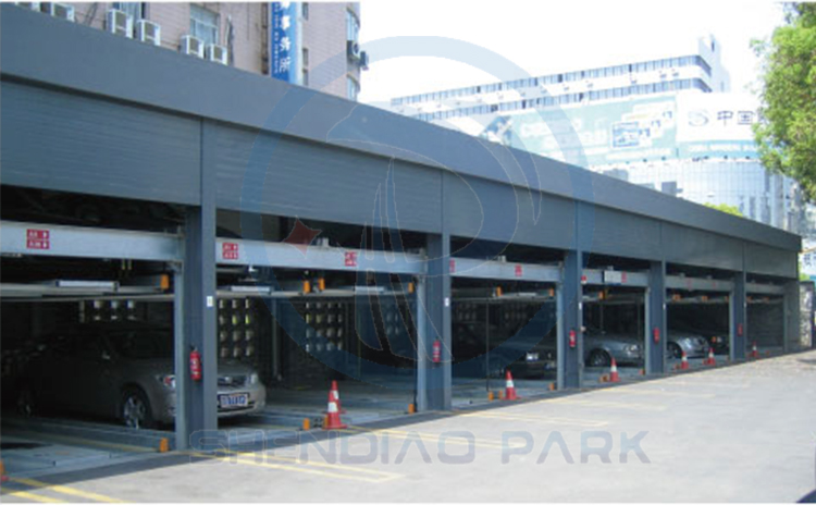 簡易升降式雙層機械車位 簡易升降式雙層機械車位