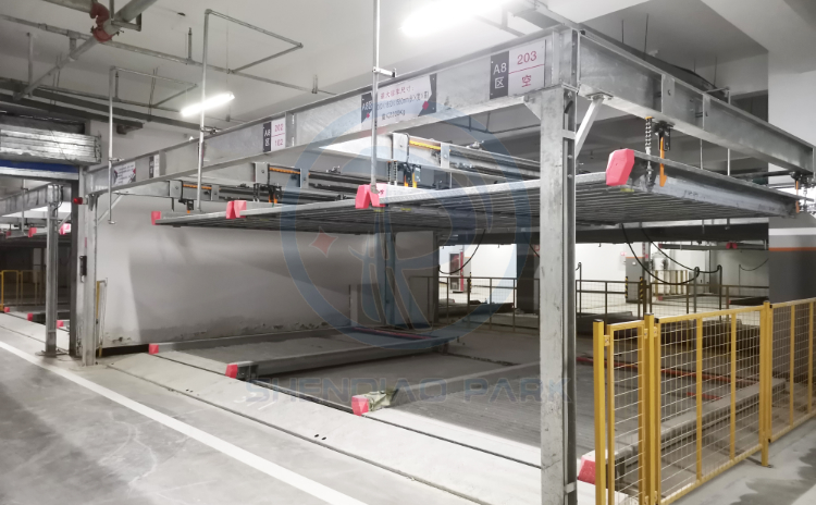 寫字樓大廈地下車庫兩層機械車位 寫字樓大廈地下車庫兩層機械車位